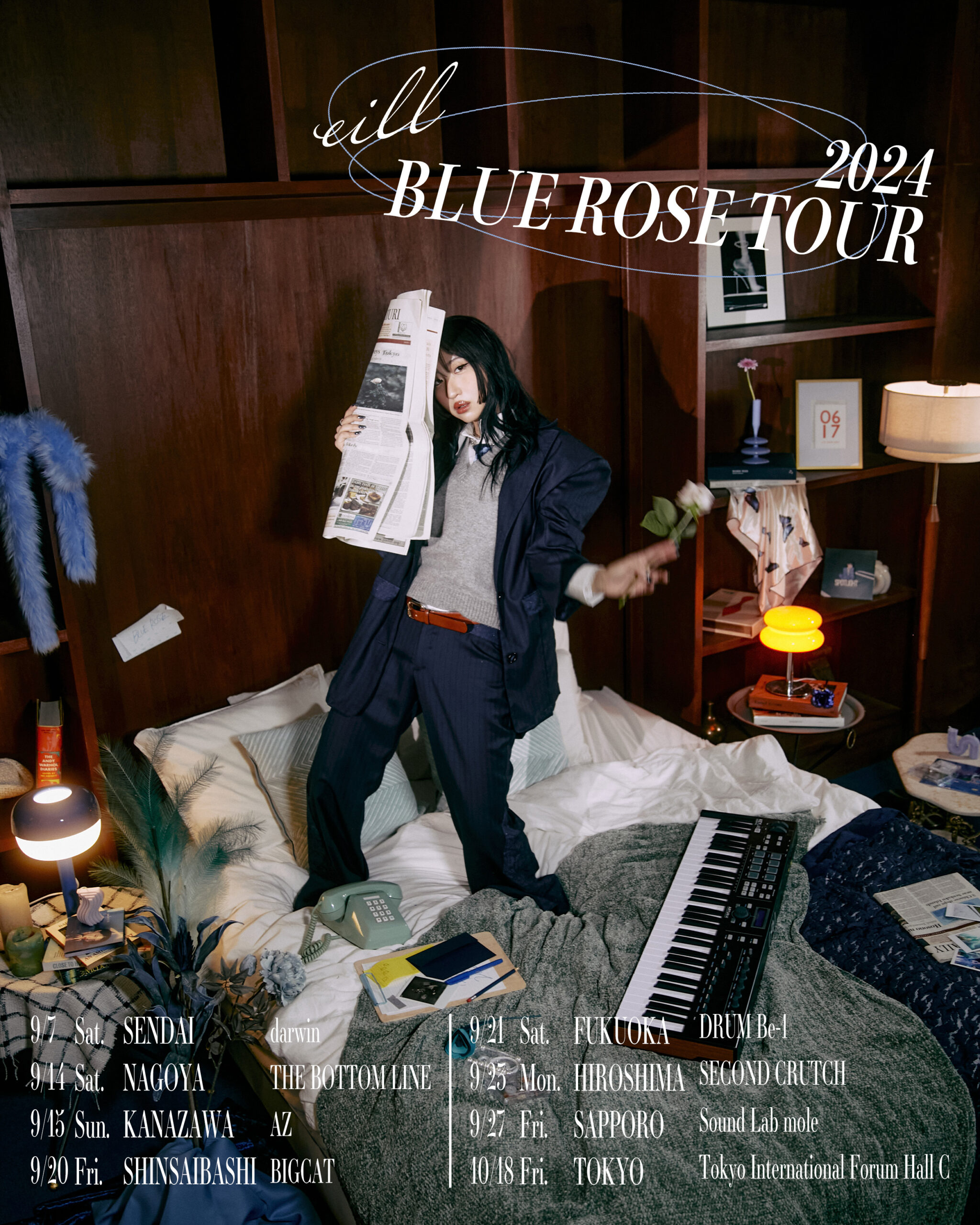 BLUE ROSE TOUR 2024 開催決定&最速先行開始！ | eill